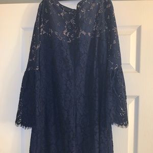 Beautiful navy lace dress. Ralph Lauren